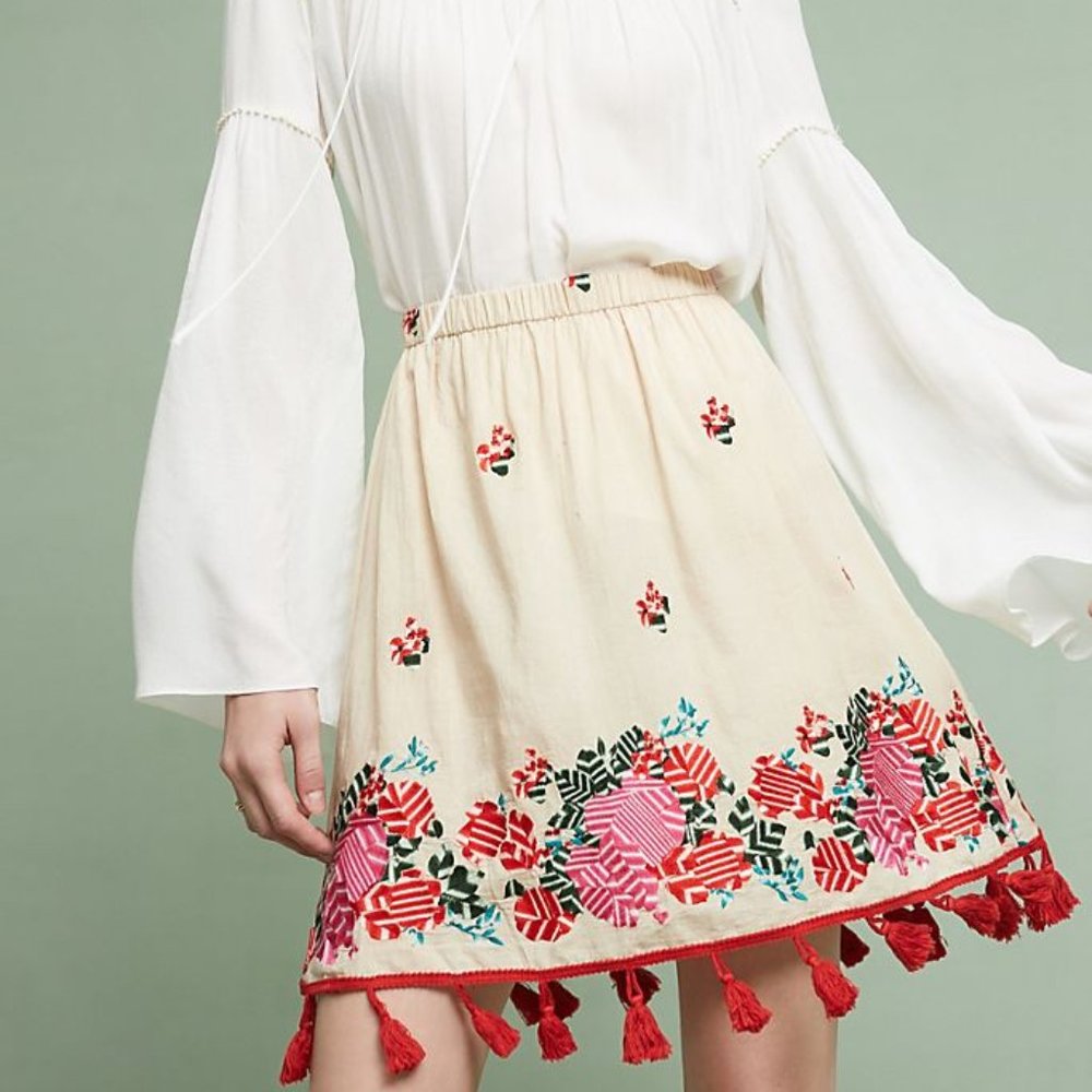 Rosamund Tassel Skirt by Chantik